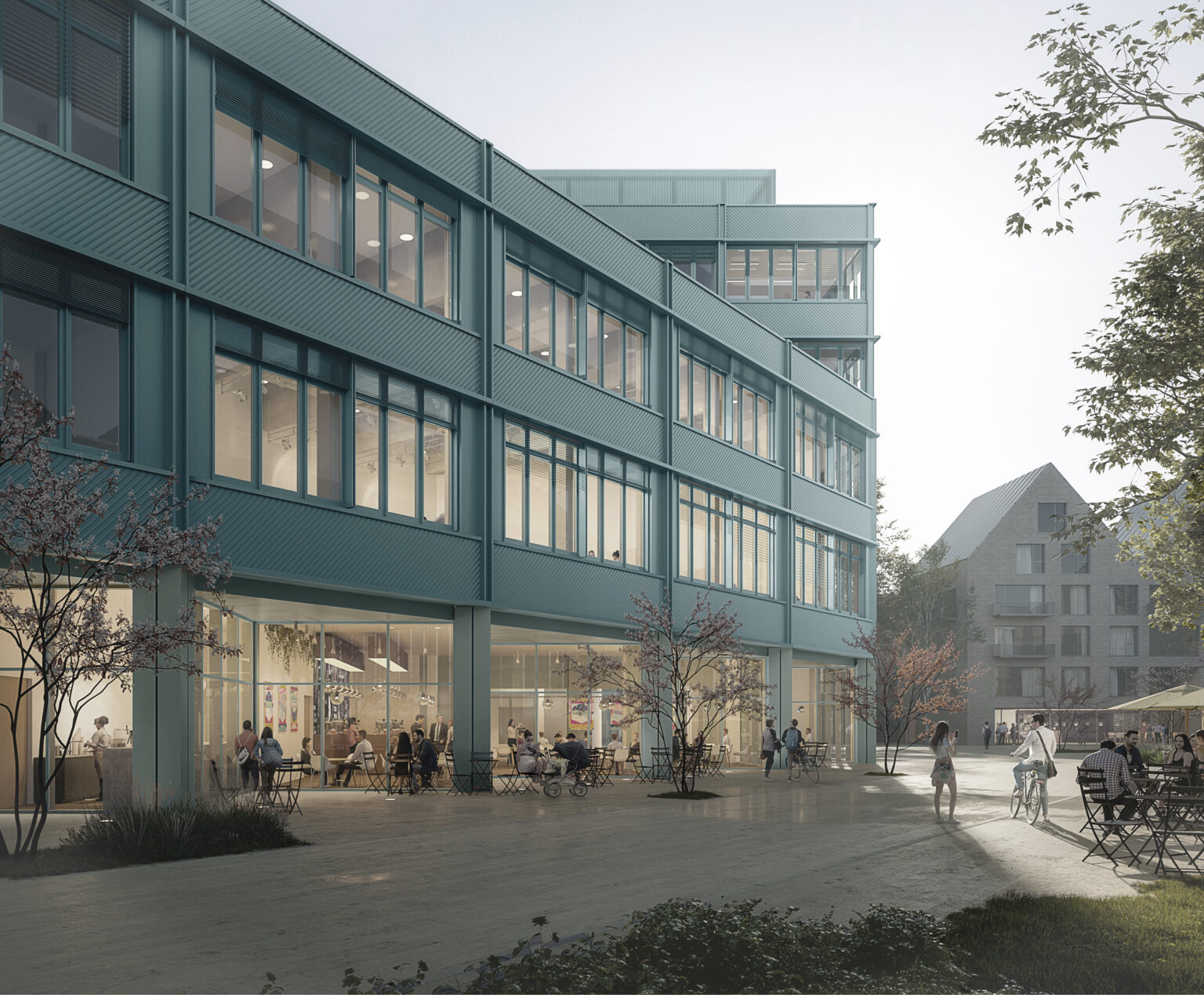 Technische Hochschule Nürnberg Architektur Quartiersentwicklung Auf AEG Nordareal MIB Coloured Fields und Steimle