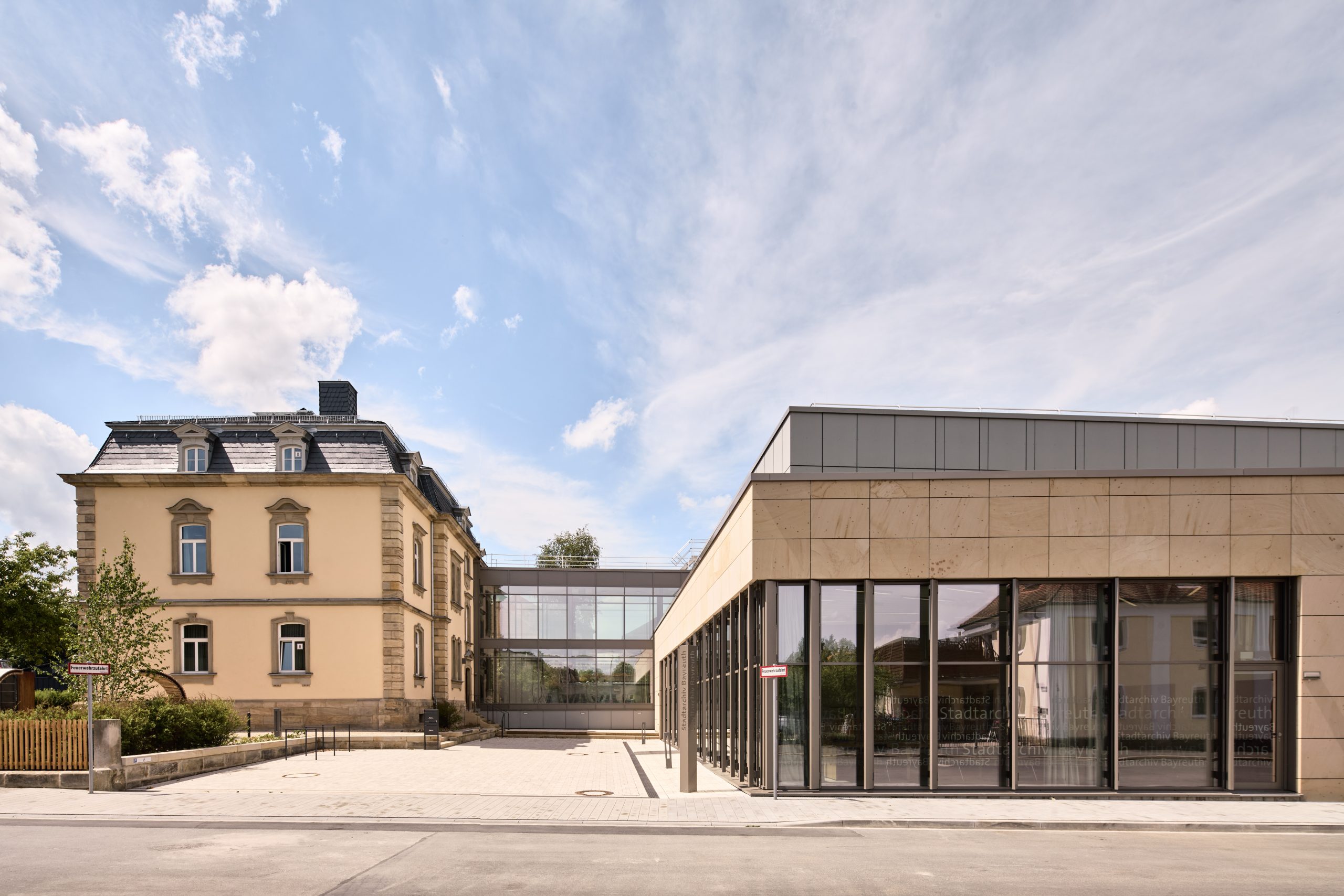 ganzWerk Objektüberwachung Architekten Sanierung Neubau Erweiterung Leers'sche Villa Stadtarchiv